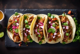 Tacos mit Pulled Pork