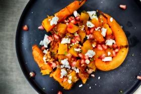 Kürbissalat mit Feta