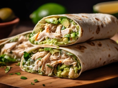 Chicken Avocado Wraps
